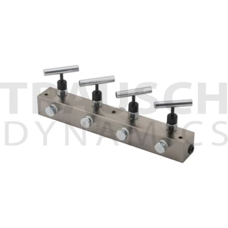 4 Valve Mounted Block Manifold, MFC4